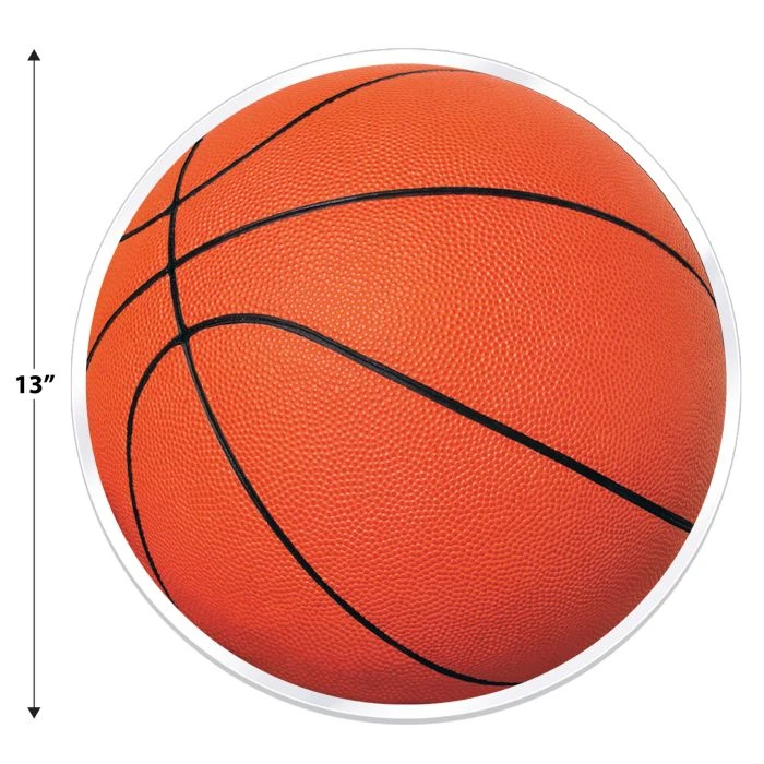 Plastic Basketball Placemats (4 Per Package) 6 Plastic Basketball Placemats (4 Per Package) - Image 6