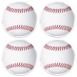 Plastic Baseball Placemats (4 Per Package)