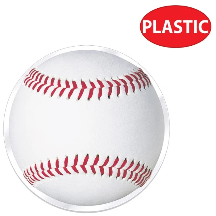 Plastic Baseball Placemats (4 Per Package) 4 Plastic Baseball Placemats (4 Per Package) - Image 4