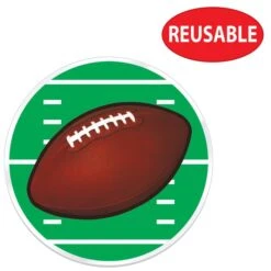 Plastic Football Placemats (4 Per Package) 8 Plastic Football Placemats (4 Per Package) -Bulk Party Supplies Shop 56391 i4 plastic football placemats