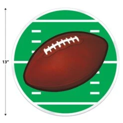 Plastic Football Placemats (4 Per Package) 11 Plastic Football Placemats (4 Per Package) -Bulk Party Supplies Shop 56391 i5 plastic football placemats