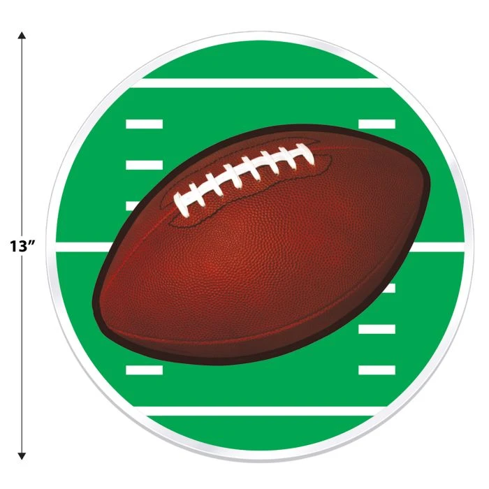 Plastic Football Placemats (4 Per Package) 6 Plastic Football Placemats (4 Per Package) - Image 6