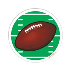 Football Coasters (8 Per Package)