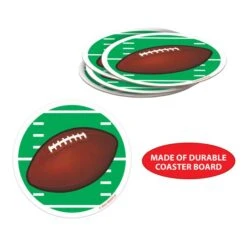 Football Coasters (8 Per Package) -Bulk Party Supplies Shop 56401 i4 1 football coasters