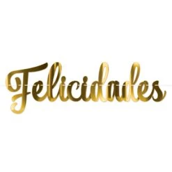 Foil Felicidades Streamer (1 Per Package)