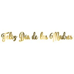 Foil Feliz Dia De La Madres Streamer (1 Per Package)