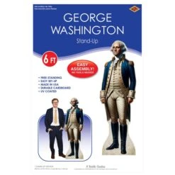 George Washington Stand-Up (1 Per Package) 7 George Washington Stand-Up (1 Per Package) -Bulk Party Supplies Shop 56426 i3 george washington stand up