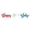 Foil Happy 4th Of July Streamer (1 Per Package) -Bulk Party Supplies Shop 56430