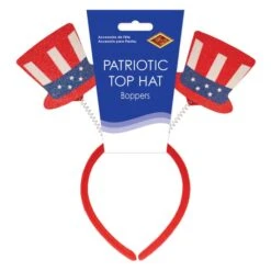 Patriotic Top Hat Boppers (1 Per Package) -Bulk Party Supplies Shop 56433 i3 patriotic top hat boppers