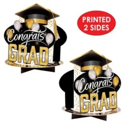3-D Congrats Grad Centerpiece (1 Per Package) -Bulk Party Supplies Shop 56440 i4 3 d congrats grad centerpiece