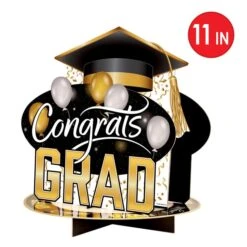 3-D Congrats Grad Centerpiece (1 Per Package) -Bulk Party Supplies Shop 56440 i5 3 d congrats grad centerpiece