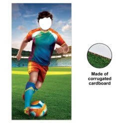Soccer Player Photo Prop Stand-Up (1 Per Package) -Bulk Party Supplies Shop 56448 i4 soccer player photo prop stand up