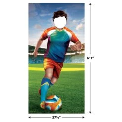 Soccer Player Photo Prop Stand-Up (1 Per Package) -Bulk Party Supplies Shop 56448 i5 soccer player photo prop stand up