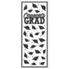 Black Congrats Grad Door Cover (1 Per Package) -Bulk Party Supplies Shop 56450 BK