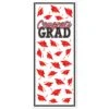 Red Congrats Grad Door Cover (1 Per Package) -Bulk Party Supplies Shop 56450 R