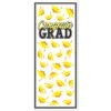 Yellow Congrats Grad Door Cover (1 Per Package) 2 Yellow Congrats Grad Door Cover (1 Per Package) -Bulk Party Supplies Shop 56450 Y