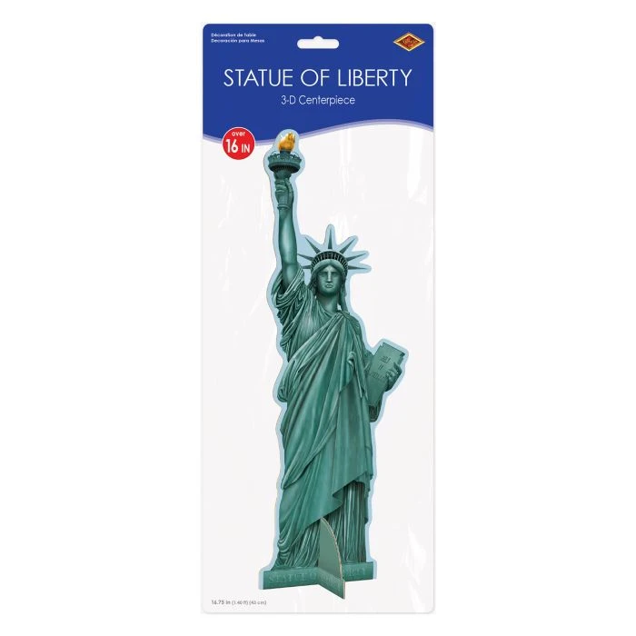 3-D Statue Of Liberty Centerpiece (1 Per Package) 3 3-D Statue Of Liberty Centerpiece (1 Per Package) - Image 3