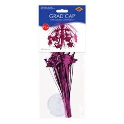 Burgundy Grad Cap Mini Cascade Centerpiece (1 Per Package) 7 Burgundy Grad Cap Mini Cascade Centerpiece (1 Per Package) -Bulk Party Supplies Shop 56463 BU i3 grad cap mini cascade centerpiece