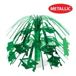 Green Grad Cap Mini Cascade Centerpiece (1 Per Package) -Bulk Party Supplies Shop 56463 G i4 grad cap mini cascade centerpiece