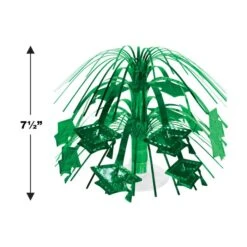 Green Grad Cap Mini Cascade Centerpiece (1 Per Package) -Bulk Party Supplies Shop 56463 G i5 grad cap mini cascade centerpiece