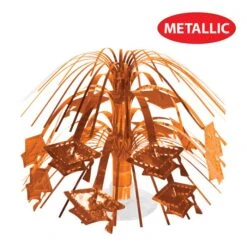 Orange Grad Cap Mini Cascade Centerpiece (1 Per Package) 8 Orange Grad Cap Mini Cascade Centerpiece (1 Per Package) -Bulk Party Supplies Shop 56463 O i4 grad cap mini cascade centerpiece