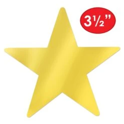 Metallic Star Party Cutouts Gold (12 Per Package) -Bulk Party Supplies Shop 57027 GD i5 8fec0a22 16ea 4116 8945 7fd0a47388f3