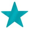 Metallic Star Party Cutouts Turquoise (12 Per Package) -Bulk Party Supplies Shop 57027 T