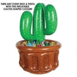 Fiesta Inflatable Cactus Cooler -Bulk Party Supplies Shop 57082 i2 4