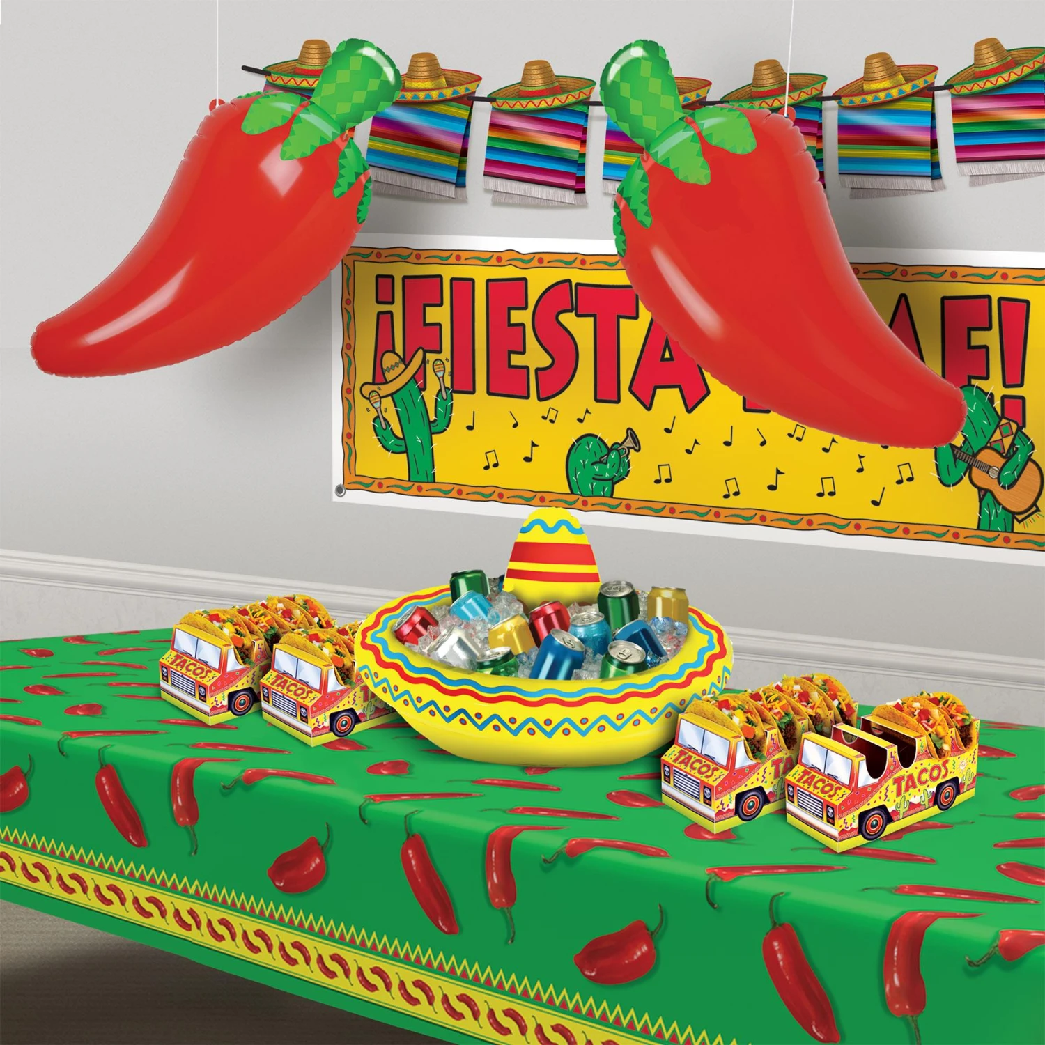 Fiesta Chili Pepper Tablecover 4 Fiesta Chili Pepper Tablecover - Image 4