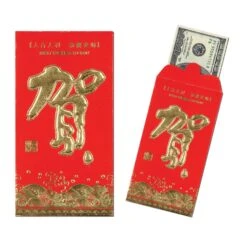 Red Pocket Money Party Envelopes (8 Per Package)