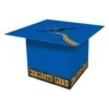 Grad Cap Graduation Party Card Box - Blue 10 Grad Cap Graduation Party Card Box - Blue -Bulk Party Supplies Shop 57393 B