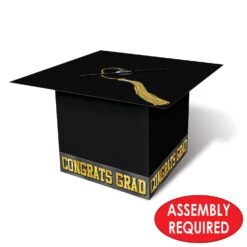 Grad Cap Graduation Party Card Box - Black -Bulk Party Supplies Shop 57393 i4 1767d3ec 9ec3 43d6 80a8 655e50a52079