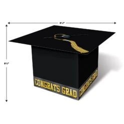 Grad Cap Graduation Party Card Box - Black -Bulk Party Supplies Shop 57393 i5 7dc6be34 d511 4b92 81ca 60da92cd518c