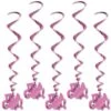 It's A Girl! Whirls (5 Per Package) -Bulk Party Supplies Shop 57549