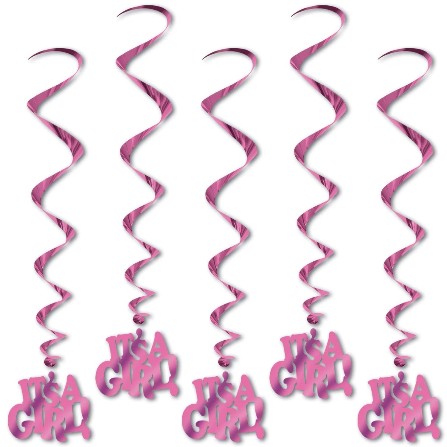 It's A Girl! Whirls (5 Per Package) 1 It's A Girl! Whirls (5 Per Package)