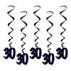 30th Birthday Party Whirls (5 Per Package) -Bulk Party Supplies Shop 57596 30