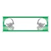 Opposing Helmets Party Sign Banner