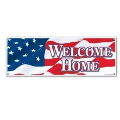 Welcome Home Party Sign Banner