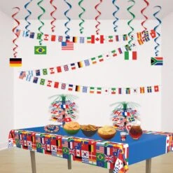 International Flag Pennant Party Banner (12"x 23ft) -Bulk Party Supplies Shop 57738 i2