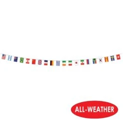 International Flag Pennant Party Banner (12"x 23ft) -Bulk Party Supplies Shop 57738 i4