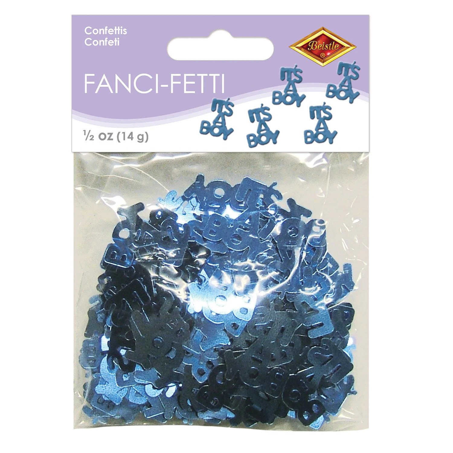 It's A Boy Confetti- Blue 4 It's A Boy Confetti- Blue - Image 4