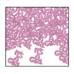 It's A Girl Confetti- Pink