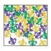 Mardi Gras Confetti Fleur De Lis Gold - Green - Purple (1 Oz Per Package) -Bulk Party Supplies Shop 57814 GGP
