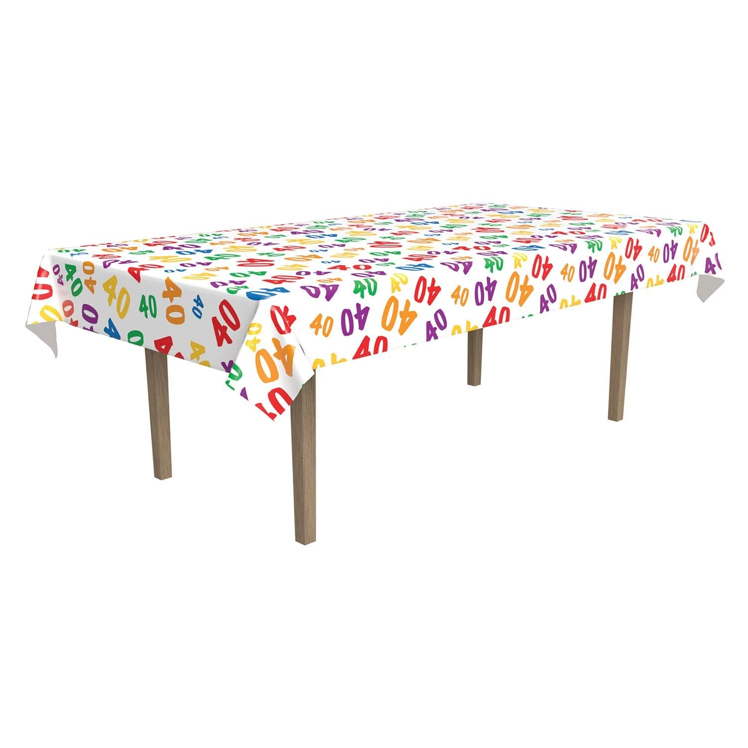 40th Birthday Party Tablecover 2 40th Birthday Party Tablecover - Image 2