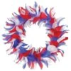 Fancy Party Wreath - Red - White - Blue -Bulk Party Supplies Shop 57902 RWB