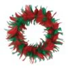 12 Inch Christmas Fancy Wreath - Red & Green -Bulk Party Supplies Shop 57903 RG