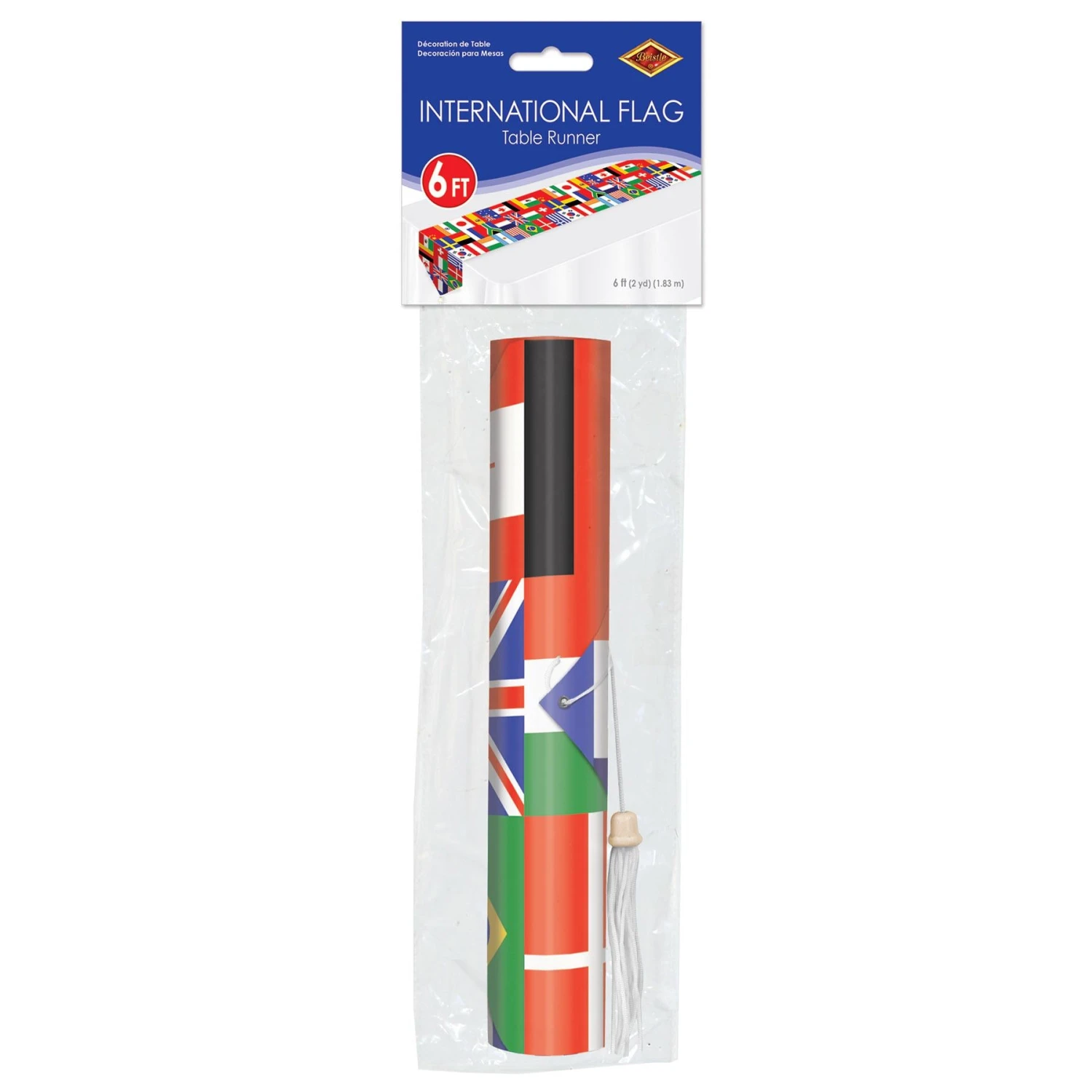 Printed International Flag Party Table Runner 4 Printed International Flag Party Table Runner - Image 4