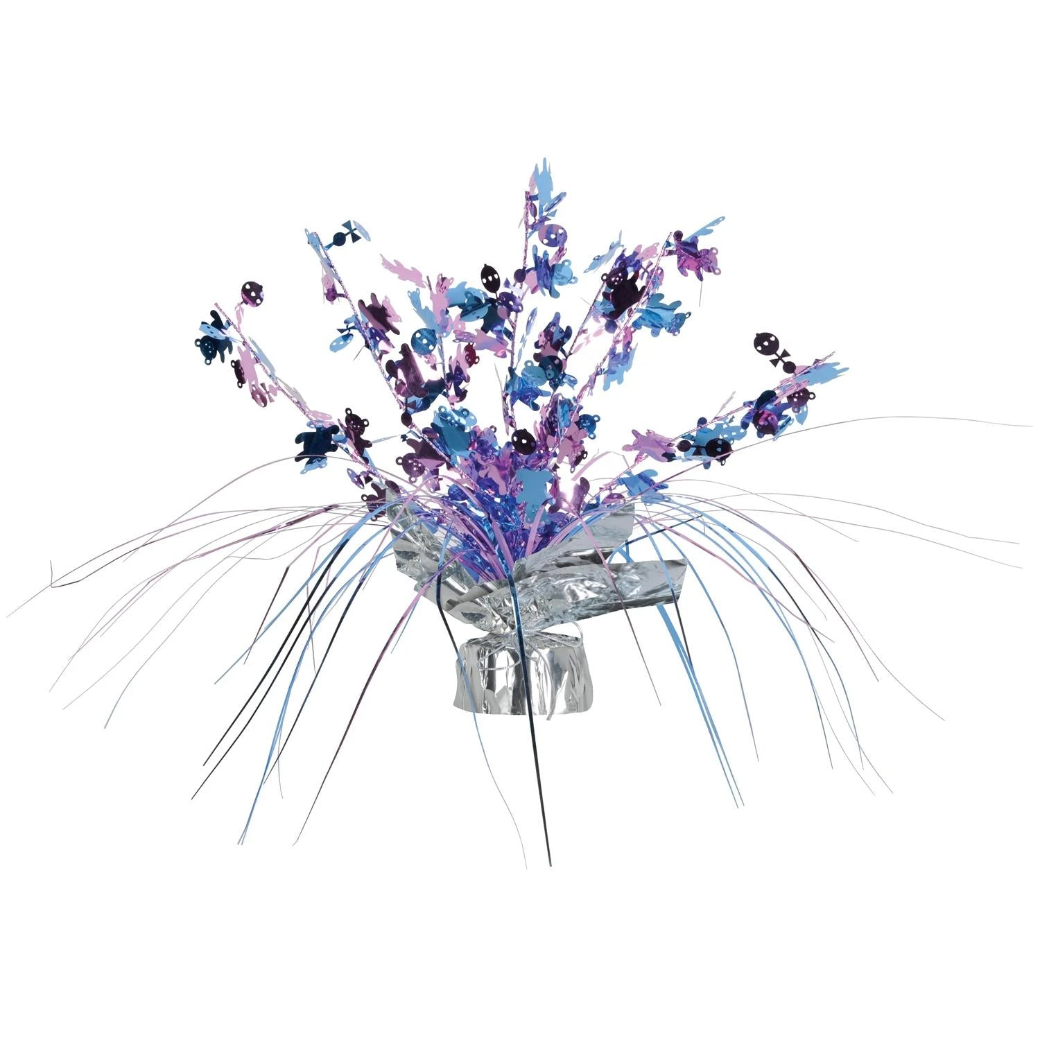 Teddy Bear & Rattle Centerpiece 1 Teddy Bear & Rattle Centerpiece