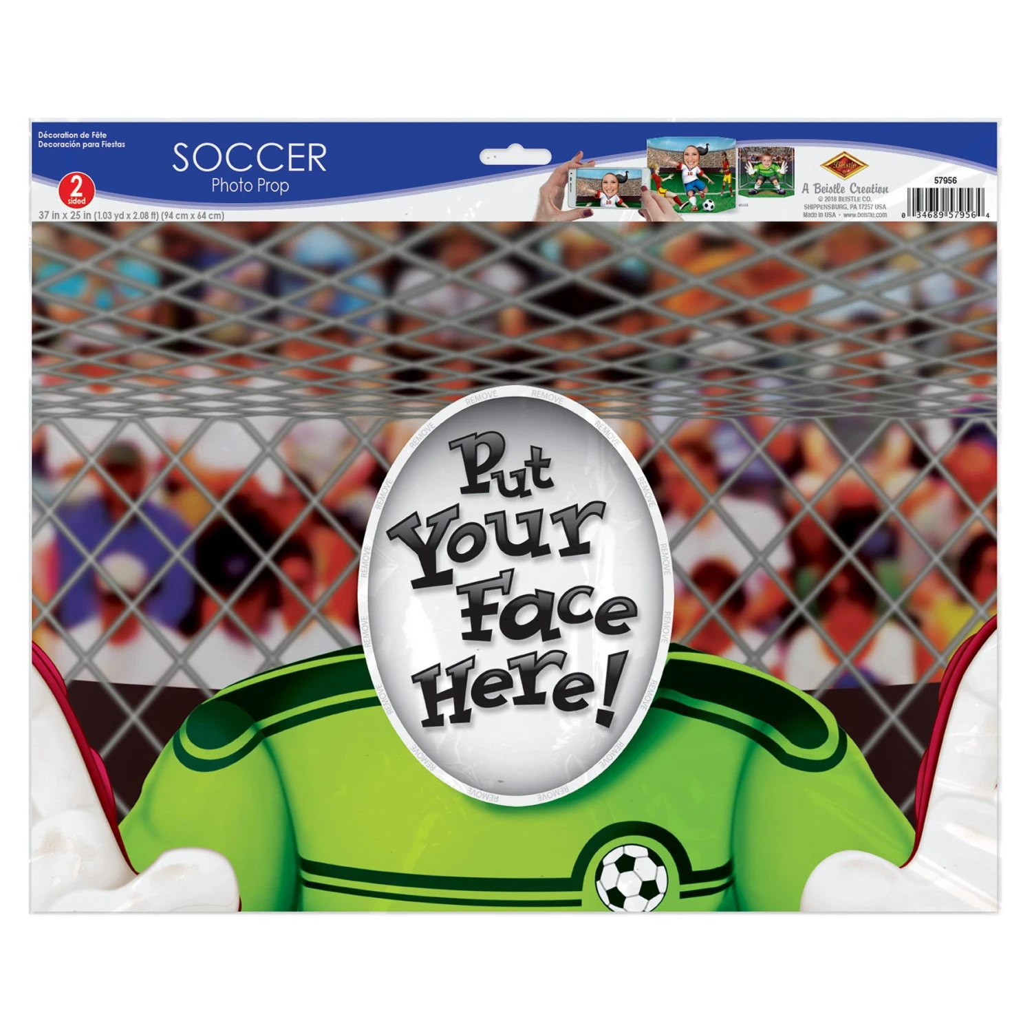 Soccer Party Photo Prop 2 Soccer Party Photo Prop - Image 2