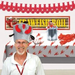 Mardi Gras Crawfish Tablecover -Bulk Party Supplies Shop 57959 i2 1 d98890e7 4cac 4d5a 9d6f 45fff8fe7d80